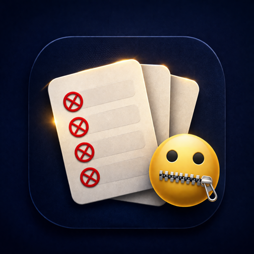 أيقونة لعبة ممنوع تقولها